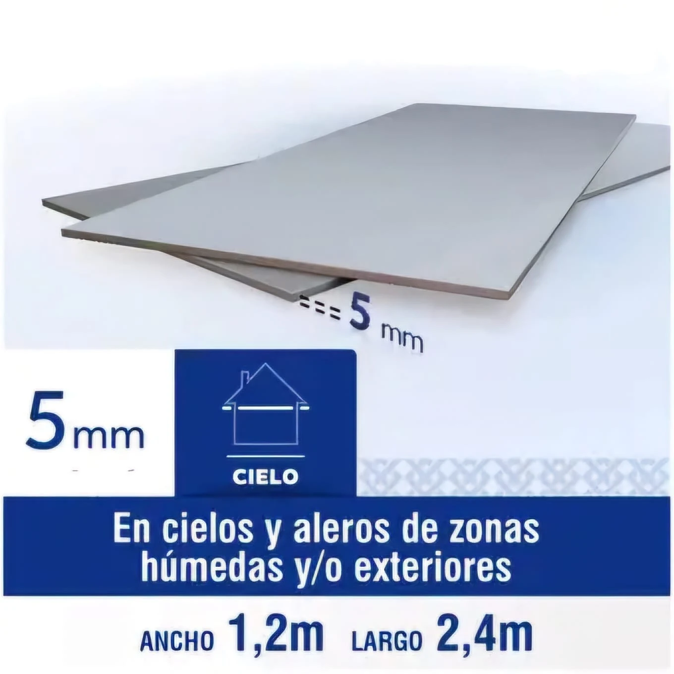 Placa de fibrocemento